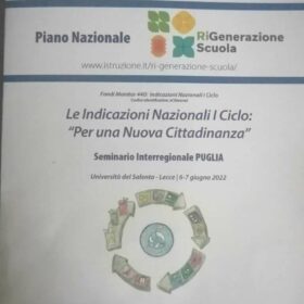 Indicazioni Nazionali Puglia - Seminario interregionale
