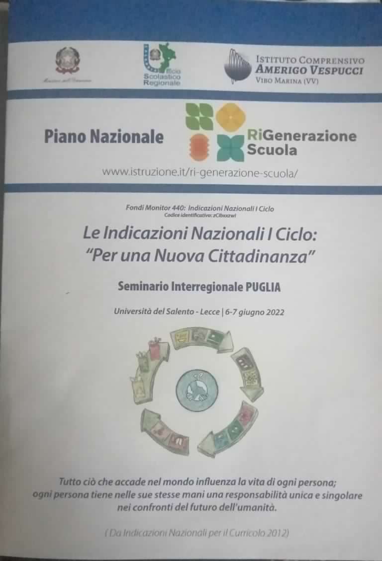 Indicazioni Nazionali Puglia - Seminario interregionale